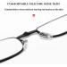 ZUKKY Retro Faltbare Lesebrille | Tragbare Kristalllinse fr Mnner & Frauen | Kompaktes Gehuse & Verstellbarer Bgel AM29 - Buy Online on GoSupps.com
