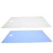 Ververt Touch Treatment Tablecloth - Breathable Oil-Resistant Beauty Salon Bed Linen | Waterproof Massage Cover with Face Hole | Perfect for Wellness Studios - White-Blue - Buy Online on GoSupps.com