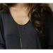 Fstrend Gold Dainty Long Necklace for Women & Girls | Simple Fashion Jewelry - Buy Online on GoSupps.com