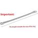 JYHY Stainless Steel P Chock Metal Chain Dog Necklace Collars Walking Training Pet Supplies for Small Medium Large Dogs Sliver 40cm 2.5mm*40cm Sliver - Buy Online on GoSupps.com