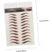 DOITOOL 9 sheets Eyebrows Tattoos Hairlike Eyebrow Stickers Artificial Transfers Shaping Imitation False - Buy Online on GoSupps.com