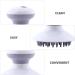 Ultechnovo Electric Shampoo Brush - Silicone Hair Washing & Scalp Massager | 2 STK White Head - Buy Online on GoSupps.com