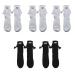 Hand in Hand Magnetic Holding Hands Socks Magnetic Hand Holding Socks Magnetic Suction 3D Doll Couple Socks 3xwhite+2xblack