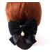 3 PCS Women Hair Clip Bowknot Snood Net Barrette Set - Red/Black/Blue - Buy Online on GoSupps.com