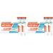 Elmex toothpaste junior 6-12 years 2x75ml-medical tooth cleaning with 1400 ppm fluoride content for highly effective caries protection-strengthens the new permanent teeth (pack with 2)