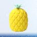 Lurrose Silicone Pineapple Body Scrubber - Yellow | Shower & Massage Brush for Dead Skin Removal | Loofah Dish Sponge - Buy Online on GoSupps.com