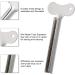Sgnsvj 6 Pcs Stainless Steel Toothpaste Tube Squeezers Metal Key Toothpaste Squeezers for Cosmetic Tubes Squeezer - Buy Online on GoSupps.com