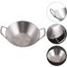 Zerodeko Small Condiment Dish with Ears Japanese Side Dishes Soy Sauce Dishes Sushi Dip Bowls Snack Dish Dipping Sauce Plate Sushi Dipping Bowl Home 304 Stainless Steel Korean The Dish 11X8.5CM Silver - Buy Online on GoSupps.com
