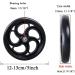 Wheelchair Front Wheel 5Inch 6Inch 8Inch Wheelchair Front Wheels Manual Wheelchair Replacement Wheels Solid Wheels 1 Pair/Black/6Inch(5Inch) 5Inch Black - Buy Online on GoSupps.com