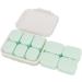 Best Medicine Organizer - Reliable 10PCS Daily Case for Vitamins | Portable Green Design - Ideal for International Shipping - Buy Online on GoSupps.com