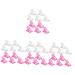 Mikinona Manicure Tools 48 pcs Finger Tip Fixing Clamps and UV Accessories Gel Curve Manicure Quick Poly A Salon Home Kit Tool Pink Nails Forms Clips Art Fixation Pinching Fiberglass 1 count (Pack of 1) White Pinkx4pcs