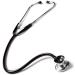 Prestige Medical Spraguelite Stethoscope Black Tubing Black 32"