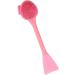 Rongweiwang Double Head Silicone Facial Cleaning Brush - Pink Fish Form Facial Massager & Peeling Tool - Perfect for International Skincare - Buy Online on GoSupps.com