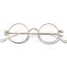 DAGIJIRD Round Vintage Style Glasses - Retro Gold Titanium Frames | 132mm Length - Shop Internationally! - Buy Online on GoSupps.com