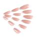 Brishow Dark Pink Artificial Nails - 24 Pcs Long Acrylic False Nail Tips for Women & Girls | International Shipping - Buy Online on GoSupps.com