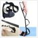 EOM Yoga Stretch Strap Leg Stretcher - Foot Stretching Belt with Loops for Rehabilitation & Gymnastics - Black - Buy Online on GoSupps.com