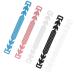 SOLUSTRE 5pcs Hanging Ear Auxiliary Extension Adjustment Band Earrings Elastic Protection Rope 15X1.5cm