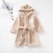 Miyanuby Baby Boys Girls Bathrobe - Soft Flannel Animal Hoodie for Kids | Cozy Morning & Night Wear | Gift for 1-2 Years Eisbear - Buy Online on GoSupps.com