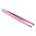 Tweezers For Women Eyebrow Tweezers 1 Pc Black/Pink Eyebrow Tweezer Hair Beauty Slanted Puller Stainless Steel Clips Makeup Tool