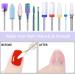 YHTSPORT 11 Pcs Tungsten Carbide/Ceramic Nail Drill Bits - 3/32 Cuticle Drill Bit for Acrylic Gel Removal - Electric Nail Files Accessories - Buy Online on GoSupps.com