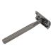 Manual Pocket Beard Trimmer Metal Double Sided Grooming Facial Beard Hand Trimmer for Bathroom (Black)