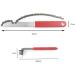 Bike Cassette Removal Tool with Chain Whip and Auxiliary Wrench - Sprocket Remover for Easy Bicycle Maintenance - Buy Online on GoSupps.com