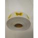 Yellow Butterfly Tanning Stickers (Full ROLL of 1000)
