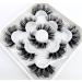 HBZGTLAD 5 Pairs 25mm 3D Mink Lashes - Bulk Faux Natural False Eyelashes for Wholesale | Custom QZ-09 - Buy Online on GoSupps.com