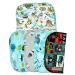 Set of 5 Pirates and Pals Printed Flannel Wipes - 2 Ply, 8x8 Inches - Buy Online on GoSupps.com
