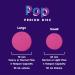 Pop Menstrual Disc - Reusable Medical-Grade Silicone Period Disc | Eco-Friendly Alternative to Tampons & Pads | 6 Tampon Capacity (Small Pink - Buy Online on GoSupps.com