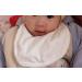Baby's 0-6 Months 7-Piece White Cotton Absorbent Bandana Bibs Set with Easy Velcro Closure - Buy Online on GoSupps.com