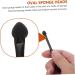 VINTORKY 25 Pcs Double Ended Eye Shadow Stick Makeup Makeup Use Lipstick Brush Black Plastic - Buy Online on GoSupps.com