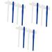 Minkissy 12 STK Double -headed wrong toothbrush prosthesis cleaning brush for home interdental brush prosthesis brush denture brush false teeth prosthesis care toothbrush clean
