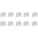 Ciwanning Toe Separator - Toe Corrector for Curled Toes & Blisters Relief - 1 Pair (White) - Buy Online on GoSupps.com
