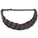 Tess Braided Hair Band | Adjustable Dark Brown Hair Tie & Extensions for Women | 50g Large Hair Accessories - Buy Online on GoSupps.com