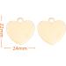 Personalized Heart Trailer for Dogs & Cats | Custom Engraved Pet ID Badge | Unique Pet Gifts - Gold - Buy Online on GoSupps.com