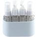 Vctitil Travel Bottle Set 4-In-1 Travel Bottle Set Combination Shampoo Shower Gel Hand Wash Lotion Split Empty Bottle Travel Kit Accessories(blue) - Buy Online on GoSupps.com