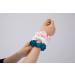 Qidkeo 100% Mulberry Silk Scrunchies 3 Pack - 22 Momme - White Pink Peacock Blue - Buy Online on GoSupps.com