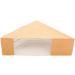 Small Sandwich Wedge Box - 4.8 Inch Triangle Take Out Box with Window - Brown (25ct) | Restaurantware - Buy Online on GoSupps.com