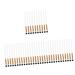 FRCOLOR 40 Pcs Makeup Brush Small Eyeshadow Brush Eyeshadow Brush for Women Eye Shadow Brush for Makeup Precision Eyeshadow Brush Contouring Brush Tool White Make up Wooden Handle 17.50X1.00X1.00CMx4pcs Whitex4pcs
