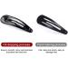Beayuer 40 Pcs Snap Hair Clips 2 Inch Metal Hair Accessories Barrettes Oli Drop Surface Clip for Girls Lady Women Hair Styling (40 Pack Black) 1 count (Pack of 40) Black - Buy Online on GoSupps.com