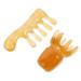 Coolhiya 2 pieces massage curb creschy massage brush Broad hair comb Head news scalp relaxation scalp comb scalp massage curb massage tools gua Sha