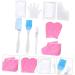 Ipetboom 1 Set Hand and Foot Care Set Foot Moisturizing Socks Silicone Moisturizing Sock Foot Care Kit Bath Gloves Paraffin Wax Booties Skin Pink Plastic Gloves (foot Covers) Work Care Bag 17.5x6cm Pink - Buy Online on GoSupps.com