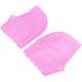 Anti-Cracking Heel Cover | Elastic Heel Covers for Sizes 34-45 | Rose Red - International Shipping Available - Buy Online on GoSupps.com