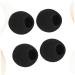 VANZACK 4 Pcs Black Noise Reduction Earplugs Size 3 - Ultimate Comfort & Sound Protection for All | International Shipping Available - Buy Online on GoSupps.com