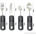Dewedrt 4pcs Bendable Cutlery Disabled Utensil Adult Weighted Utensils Elderly Built Adults Adaptive Tableware Gadgets - Buy Online on GoSupps.com