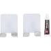 YWBL-WH Self-Adhesive Stainless Steel Wall Hooks | Razor Holder & Brush Stand for Shower | Durable & Easy to Install - Buy Online on GoSupps.com