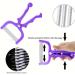 Handheld Facial Hair Epilator - Pain-Free Hair Removal for Eyebrows & Upper Lip - Salon Quality Results at Home - Purple - Buy Online on GoSupps.com