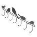 BUGUUYO Decorative Hook Sundry Door Hooks Clothes Hat Hook Wall Coat Hat Hooks Bathroom Door Iron Towel