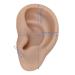 Realistic Fake Ear Model for Ear Piercing - Reusable Soft Silicone Simulation (Dark Skin Color) - Buy Online on GoSupps.com